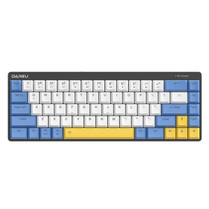 Klawiatura Mechaniczna Dareu Ek868 Bluetooth (Biało-Niebiesko-Żółta)