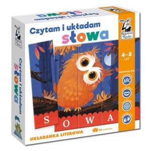 Czytam i układam słowa układanka Kapitan Nauka