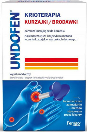 Undofen Krioterapia kurzajki brodawki aerozol 50 ml