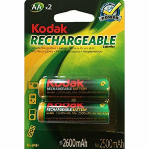 Bateria wielokrotnego ładowania LR6 Kodak NI-MH 2600 mAh (2 pcs)