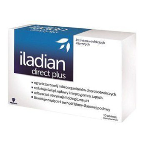 Iladian Direct Plus 10 tabletek dopochwowych
