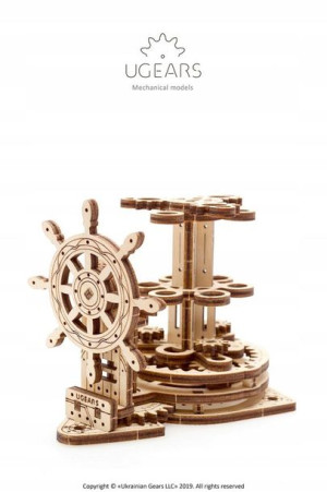 Drewniane puzzle 3D ster organizer Ugears