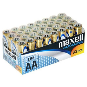 Baterie Alkaliczne Maxell MXBLR06P32 LR06 AA 1.5V (32 pcs) (AA)