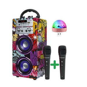 Głośnik Bluetooth Przenośny Dynasonic (Odnowione B)