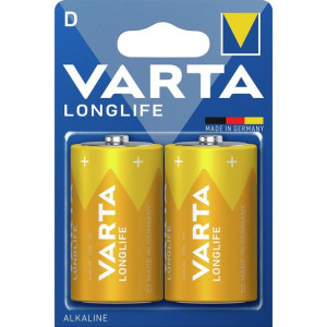 Baterie Alkaliczne Varta Longlife LR20 1,5 V Rodzaj D (2 Sztuk)