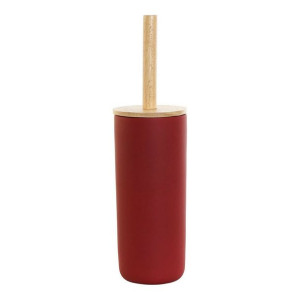 Szczotka toaletowa DKD Home Decor 11,5 x 11,5 x 39 cm Czerwony Kamionka