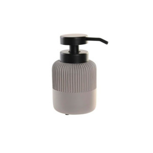 Dozownik mydła DKD Home Decor 7 x 7 x 15 cm Szary Cement polipropylen