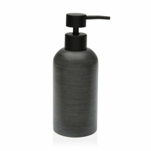 Dozownik mydła Versa Terrain Czarny Plastikowy Żywica (7,4 x 7,4 cm)