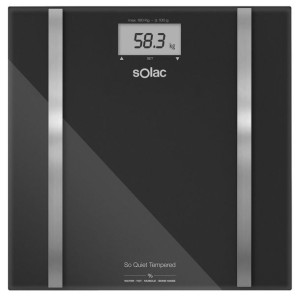Cyfrowa Waga Łazienkowa Solac PD7636 Czarny