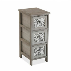 Komoda Versa Grey Drewno (32 x 63 x 26 cm)