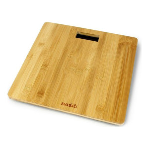 Cyfrowa Waga Łazienkowa Basic Home Bambus (30 x 30 x 3,5 cm)