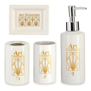 Zestaw do Kąpieli Art Nouveau Ceramika (4 pcs)