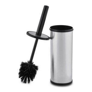 Szczotka toaletowa Srebrzysty Plastikowy (9 x 37 x 9 cm)