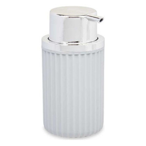 Dozownik mydła 420 ml Szary Plastikowy (7 x 14,5 x 8,5 cm)
