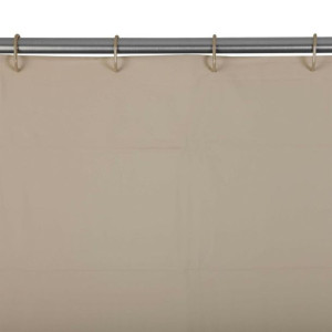 Zasłona prysznicowa Versa Beżowy PVC (180 x 180 cm)