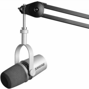 Mikrofon Shure MV7 Srebrzysty