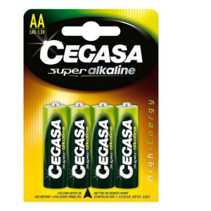 Baterie Alkaliczne Cegasa LR6 AA 1,5V (4 uds)