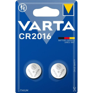Litowe Baterie Guzikowe Varta 06016 101 402 CR2016 3 V (2 Sztuk)