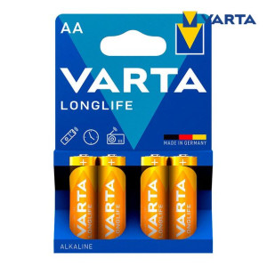 Baterie Alkaliczne Varta Longlife AA 1,5 V (4 Sztuk)