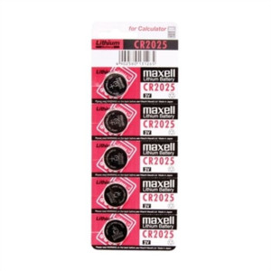 Litowe Baterie Guzikowe Maxell CR2025 3V (5pcs)