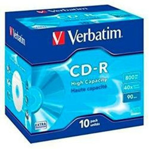 CD-R Verbatim High Capacity 10 Sztuk 40x 800 MB