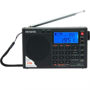 Zegar z Radiem Aiwa PLL DSP FM stereo tuner / SW / MW / LW