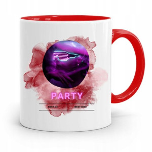 Dla Dja Muzyka Kubek Czerwony Party Best Dj