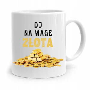 Dla Dja Muzyka Kubek Dj Na Wagę Złota Prezent