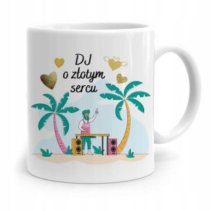 Dla Dja Muzyka Kubek Dj O Złotym Sercu Prezent
