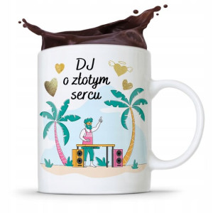 Dla Dja Muzyka Kubek Dj O Złotym Sercu Prezent