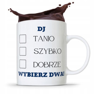 Dla Dja Muzyka Kubek Dj Wybierz Dwa Prezent