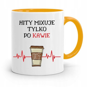 Dla Dja Muzyka Kubek Żółty Hity Mixuje Po Kawie
