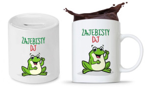 Dla Dja Muzyka Prezent Zestaw Kubek + Skarbonka