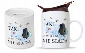 Dla Dja Muzyka Prezent Zestaw Skarbonka + Kubek