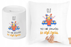 Dla Dja Zestaw Poduszka + Skarbonka Prezent