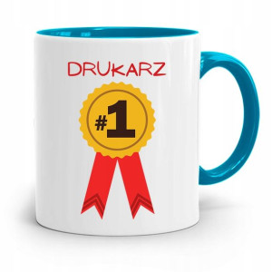 Dla Drukarza Kubek Błękitny Na Prezent Na Urodziny