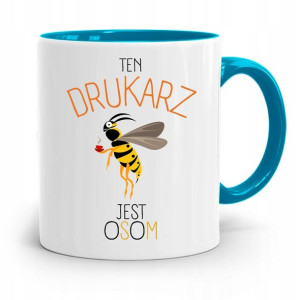 Dla Drukarza Kubek Błękitny Na Prezent Na Urodziny