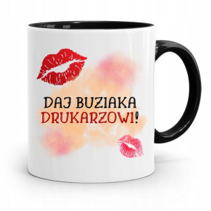Dla Drukarza Kubek Czarny Na Prezent Na Urodziny