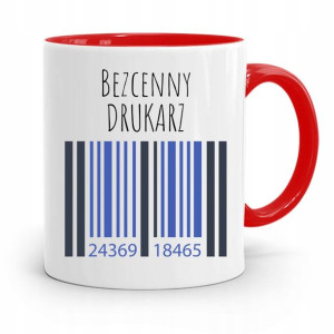 Dla Drukarza Kubek Czerwony Na Prezent Na Urodziny