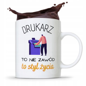 Dla Drukarza Kubek Idealny Na Prezent Na Urodziny