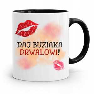 Dla Drwala Rębacza Kubek Czarny Prezent Urodziny