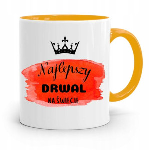 Dla Drwala Rębacza Kubek Żółty Prezent Na Urodziny