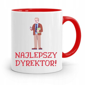 Dla Dyrektora Kubek Czerwony Najlepszy Dyrektor