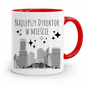 Dla Dyrektora Kubek Czerwony Najlepszy Dyrektor