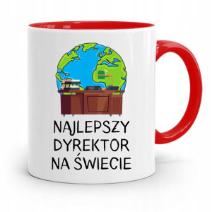 Dla Dyrektora Kubek Czerwony Najlepszy Na Świecie