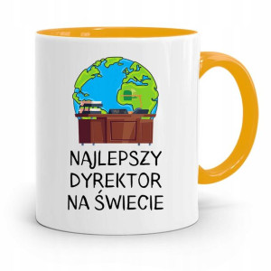 Dla Dyrektora Kubek Żółty Najlepszy Na Świecie