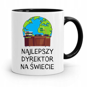 Dla Dyrektora Najlepszy Na Świecie Kubek Czarny