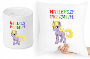 Dla Dzieci Zestaw Poduszka + Skarbonka Prezent