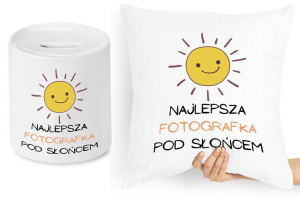 Dla Fotografa Zestaw Poduszka + Skarbonka Prezent