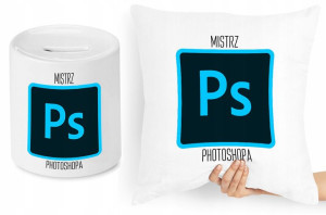 Dla Grafika Zestaw Poduszka + Skarbonka Prezent